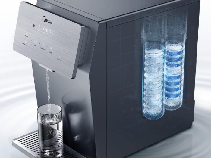 ΨΥΚΤΗΣ ΝΕΡΟΥ MIDEA ΠΑΝΩ ΠΑΓΚΟΥ ΜΕ 2 ΦΙΛΤΡΑ & ΛΑΜΠΑ U.V