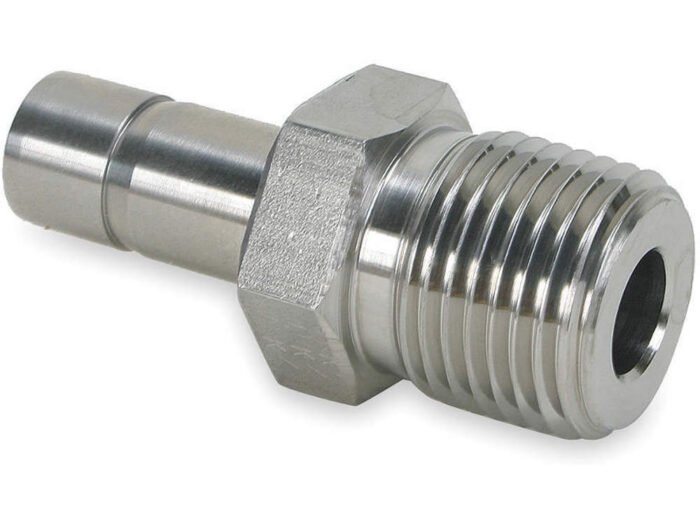 FITTING STRAIGHT INOX316 3/8 NPT x steam 3/8