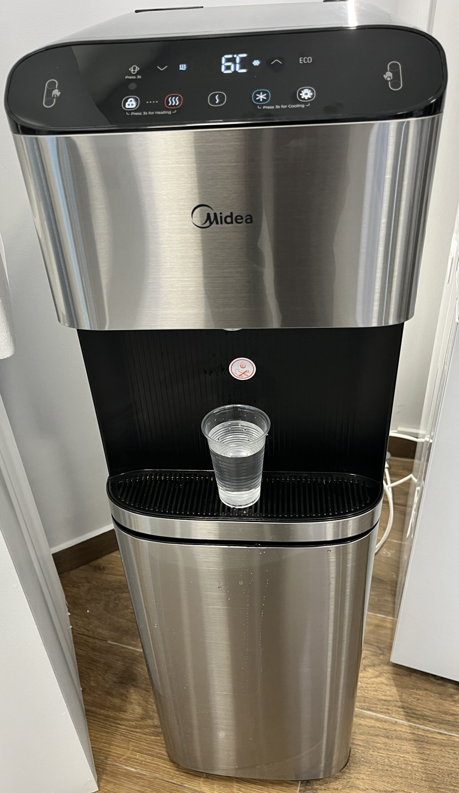 ΨΥΚΤΗΣ ΝΕΡΟΥ ΔΙΚΤΥΟΥ ΜΕ ΑΝΕΠΑΦΗ ΧΡΗΣΗ ΚΡΥΟΥ & ΖΕΣΤΟΥ - 2 ΦΙΛΤΡΑ &  U.V LED